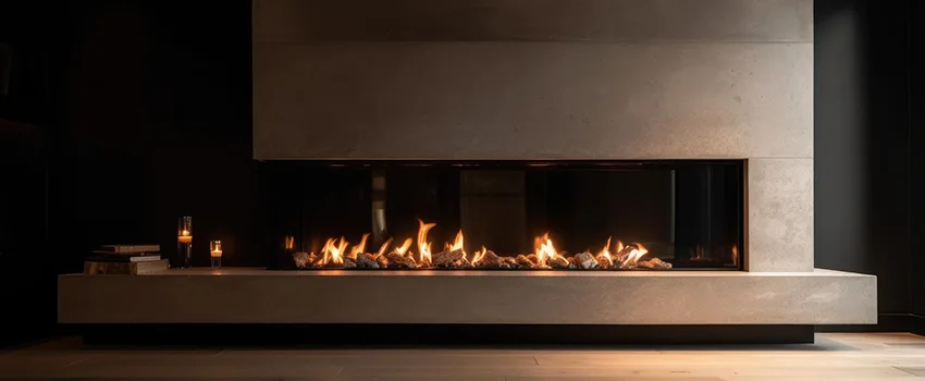 Gas Fireplace Ember Bed Design Services in Watsonville, California