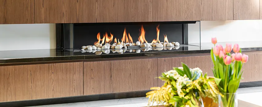 Double-height Fireplace Design Refurbishment in Watsonville, California